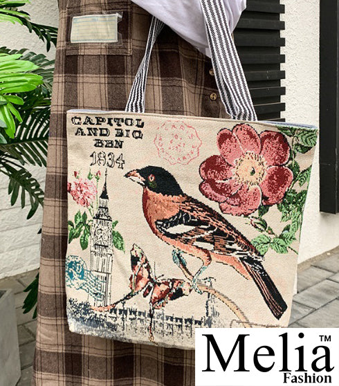 Vintage Robin Tote