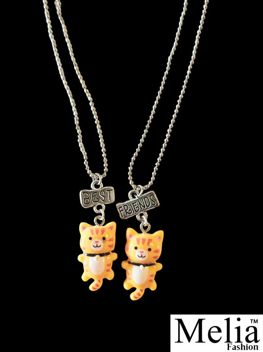 Best Friends Kitten Necklaces