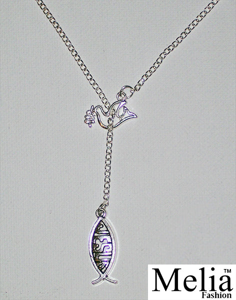 Jesus Peace Lariat Necklace