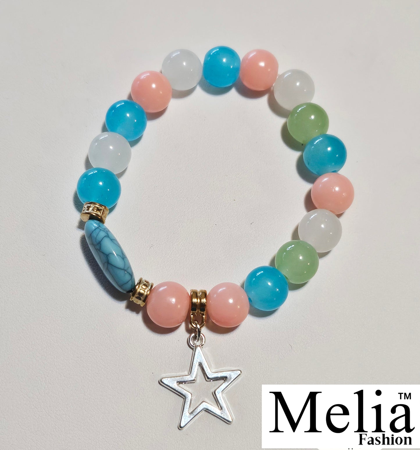 Pastel Star Stretch Bracelet